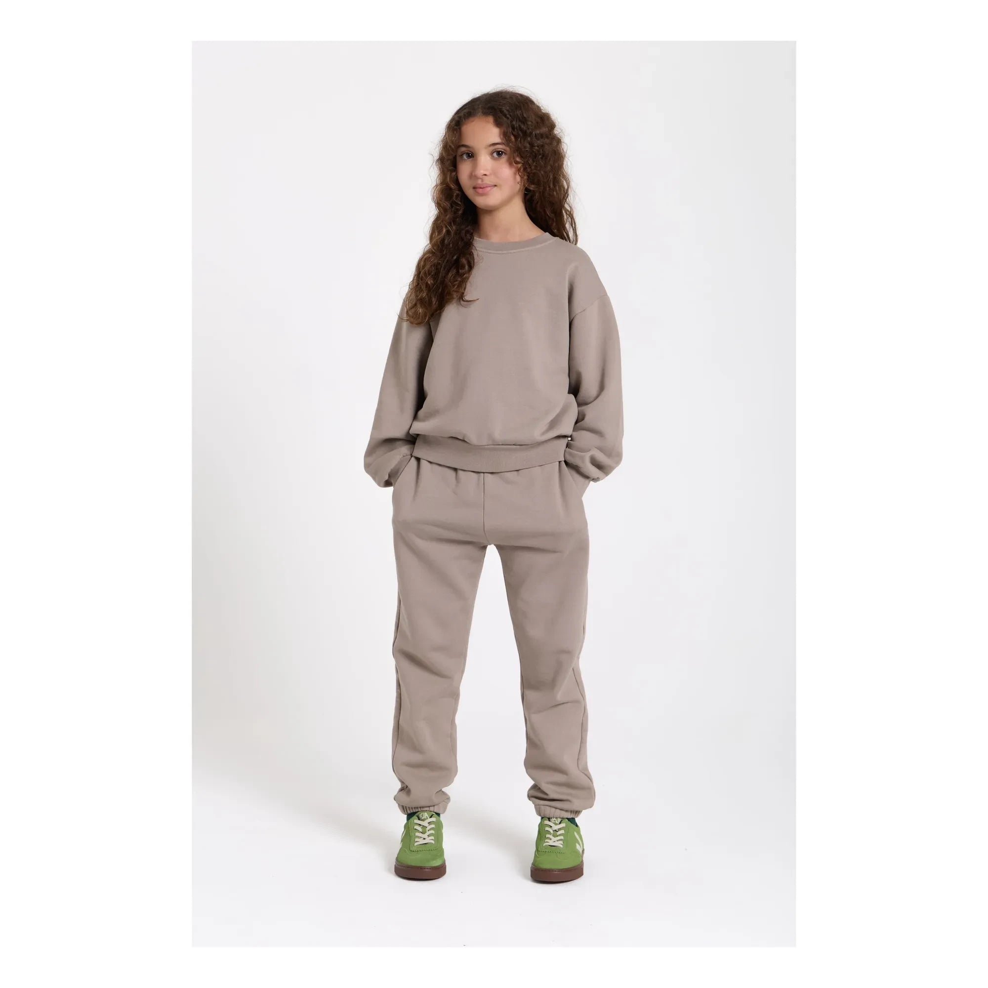 Smallable Kid - Kiwi Organik Pamuklu Jogger | Taupe Gri
