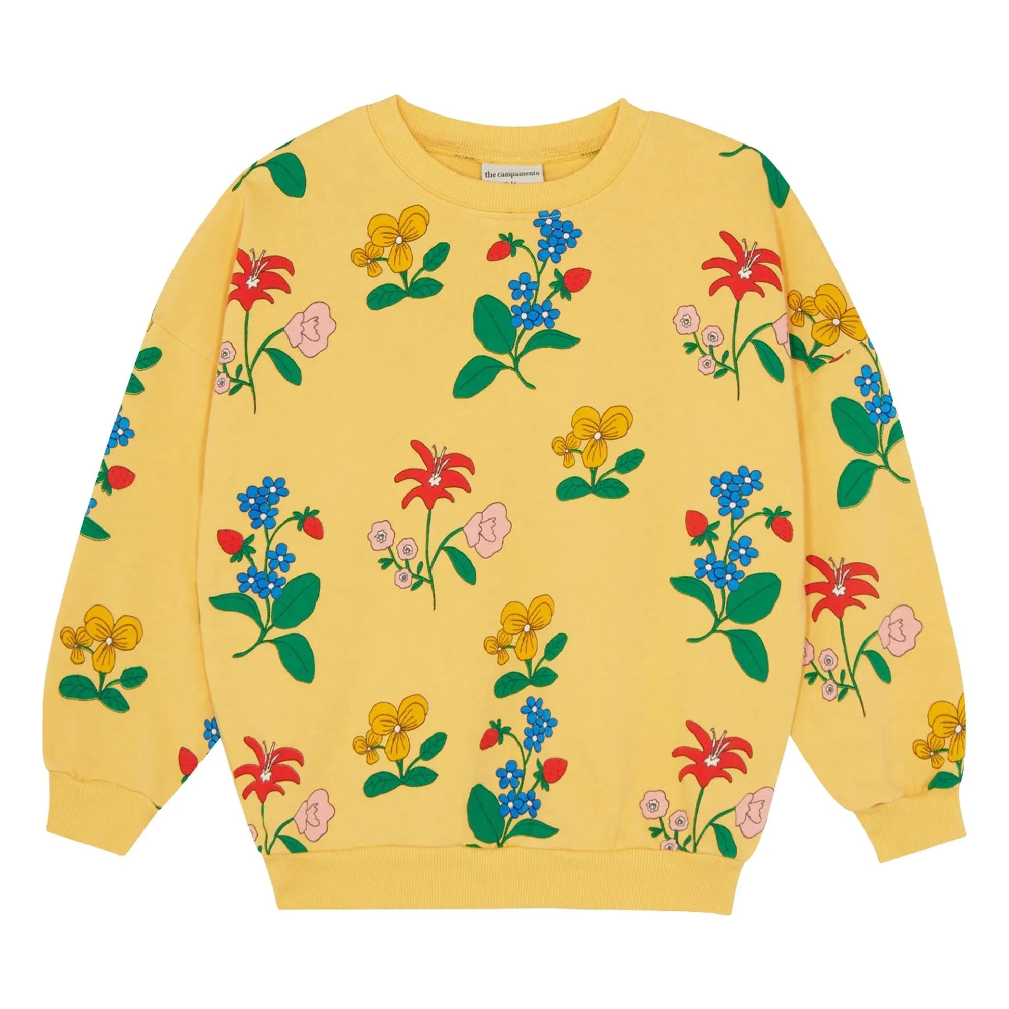 The Campamento - Çiçekler Sweat | Sarı
