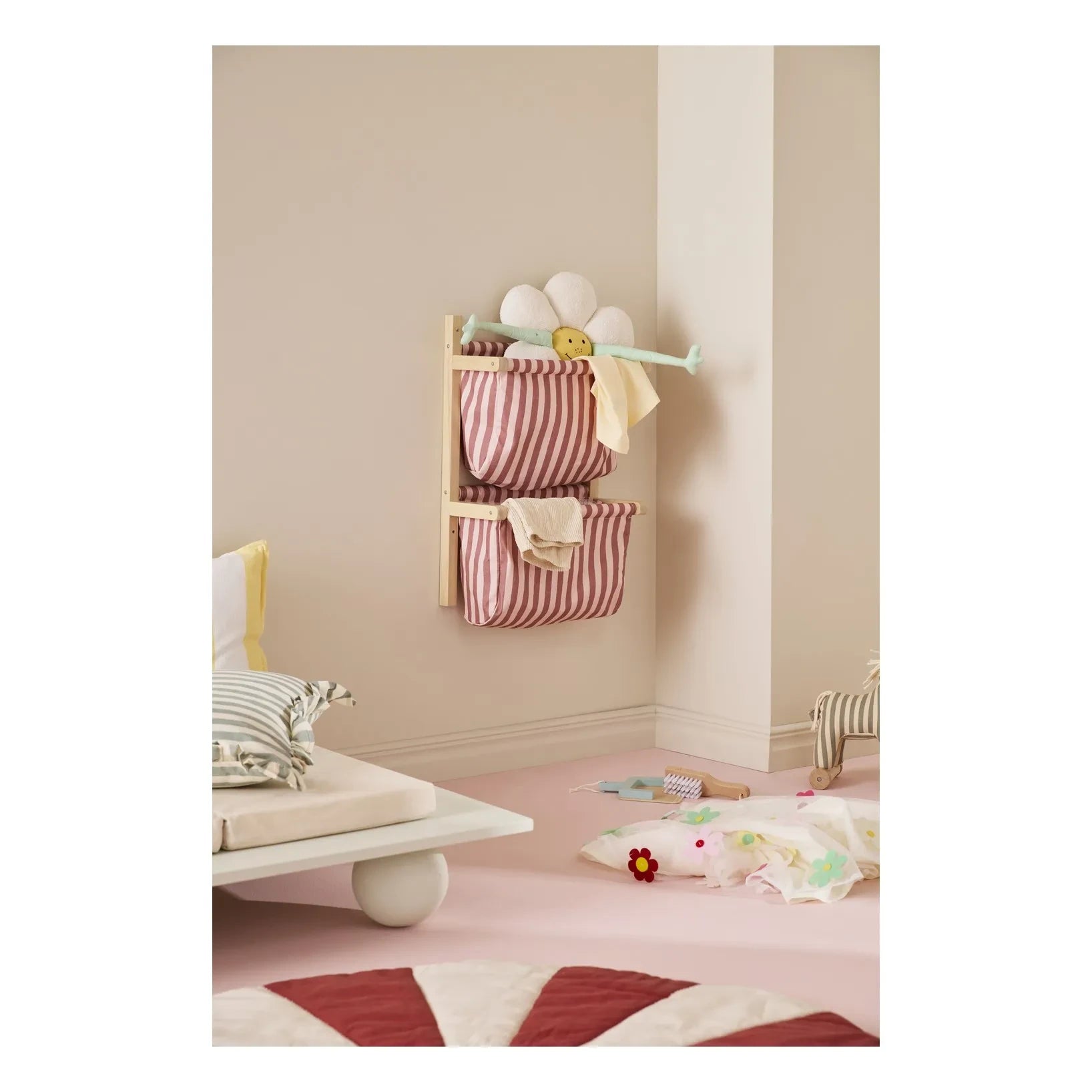 Kid's Concept - Duvara monte kumaş depolama | Pembe