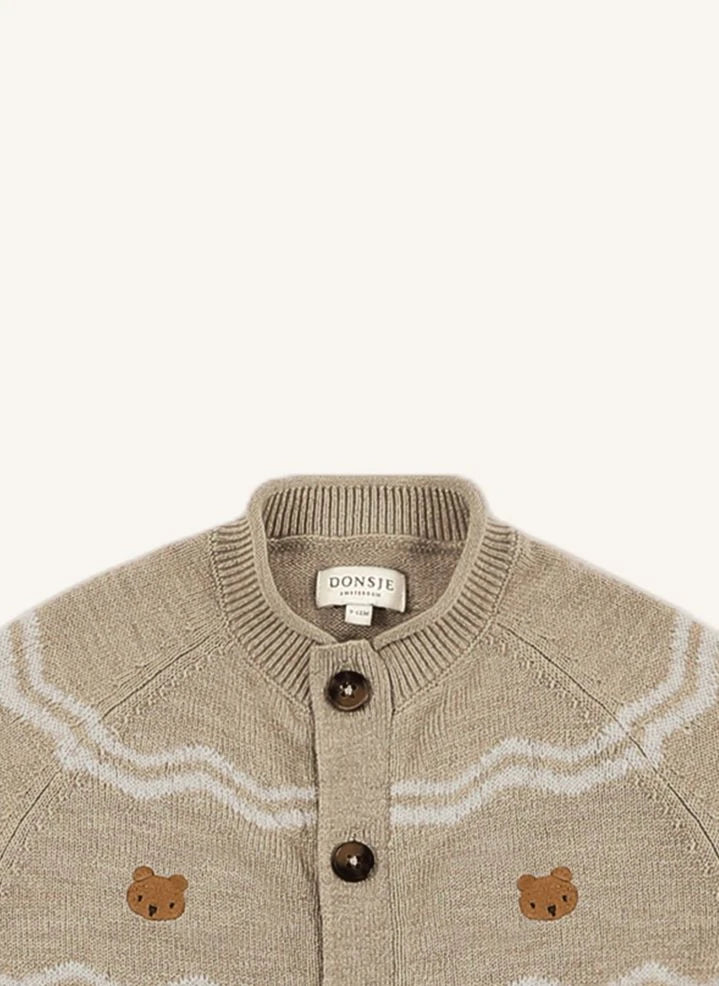 Donsje - Guillaume Merino yün tulum | Heather beige