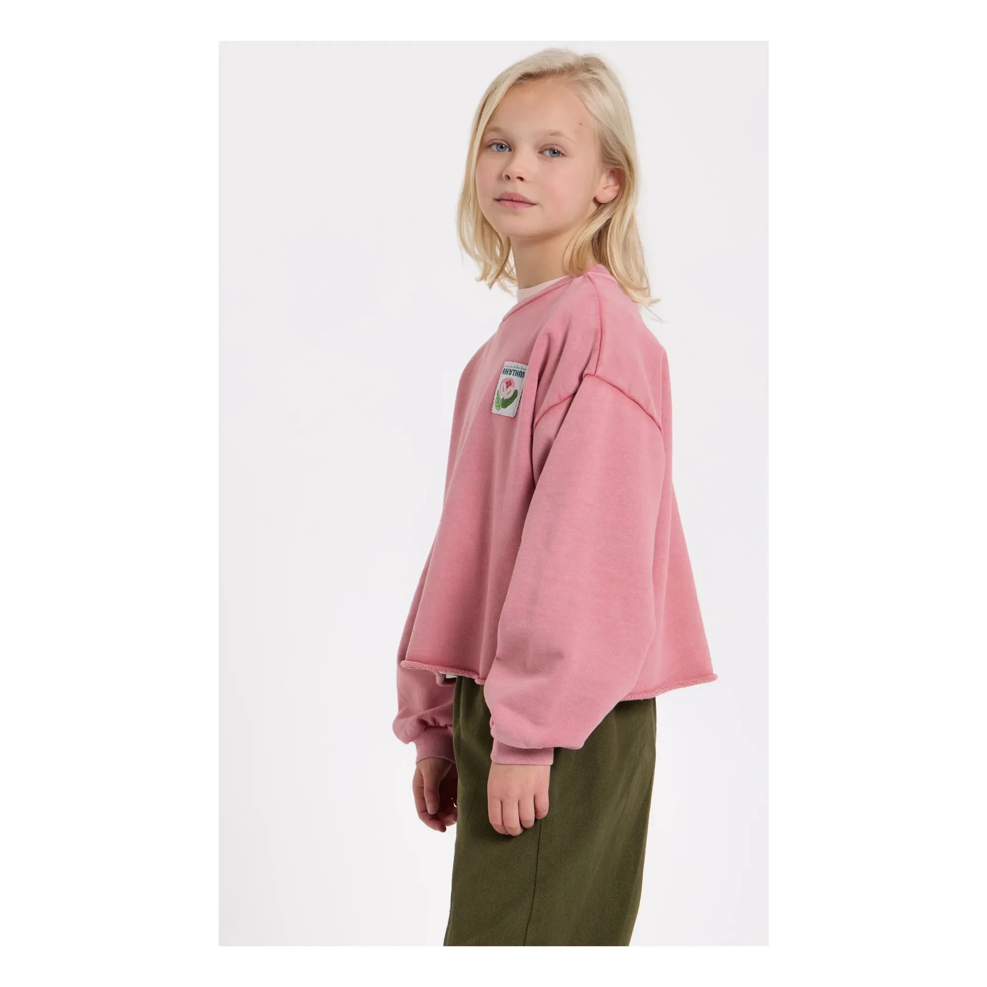 Hundred Pieces - Belmont organik pamuklu sweatshirt | Pembe