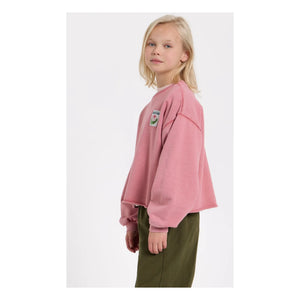Hundred Pieces - Belmont organik pamuklu sweatshirt | Pembe