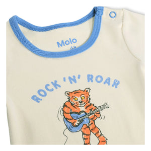 Molo - Fossie Body Rock'N'Roar Organik Pamuk | Ecru