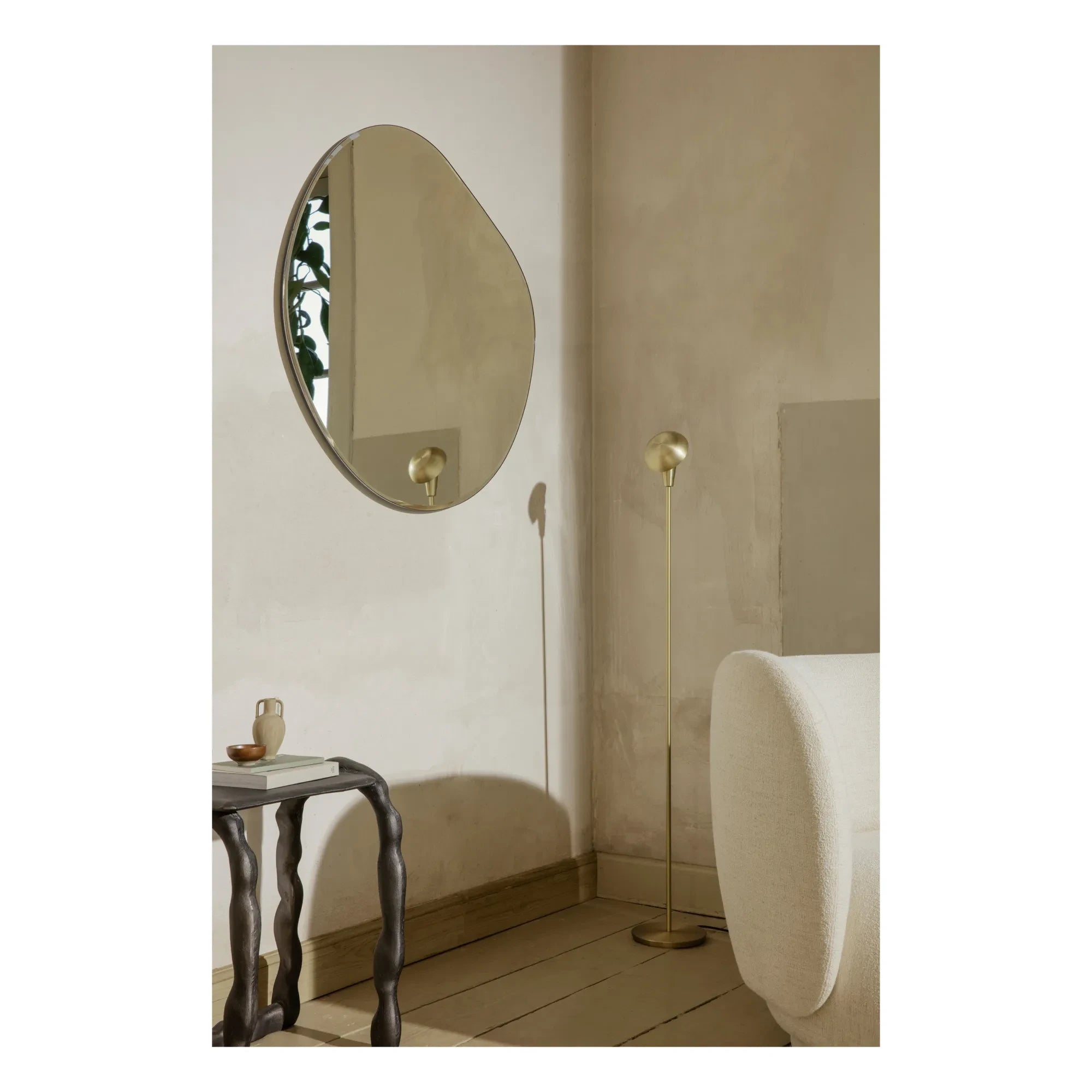 Ferm Living - Pond Ayna | Beyaz