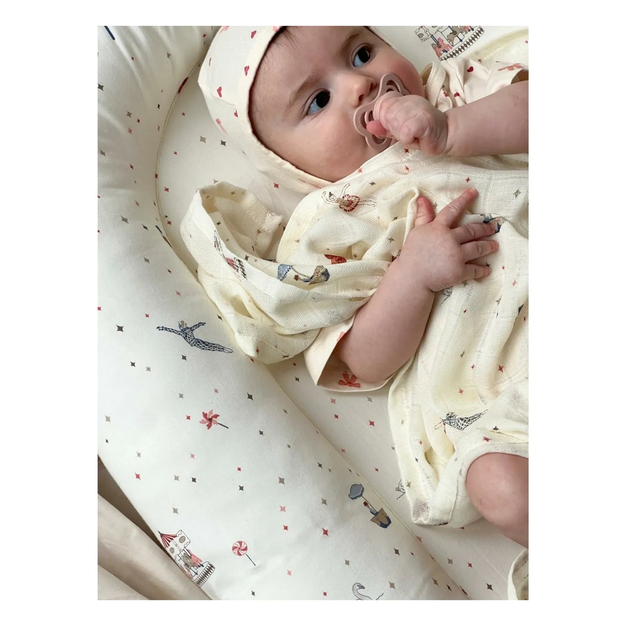 Cam Cam - Carrousel bebek kama yastık