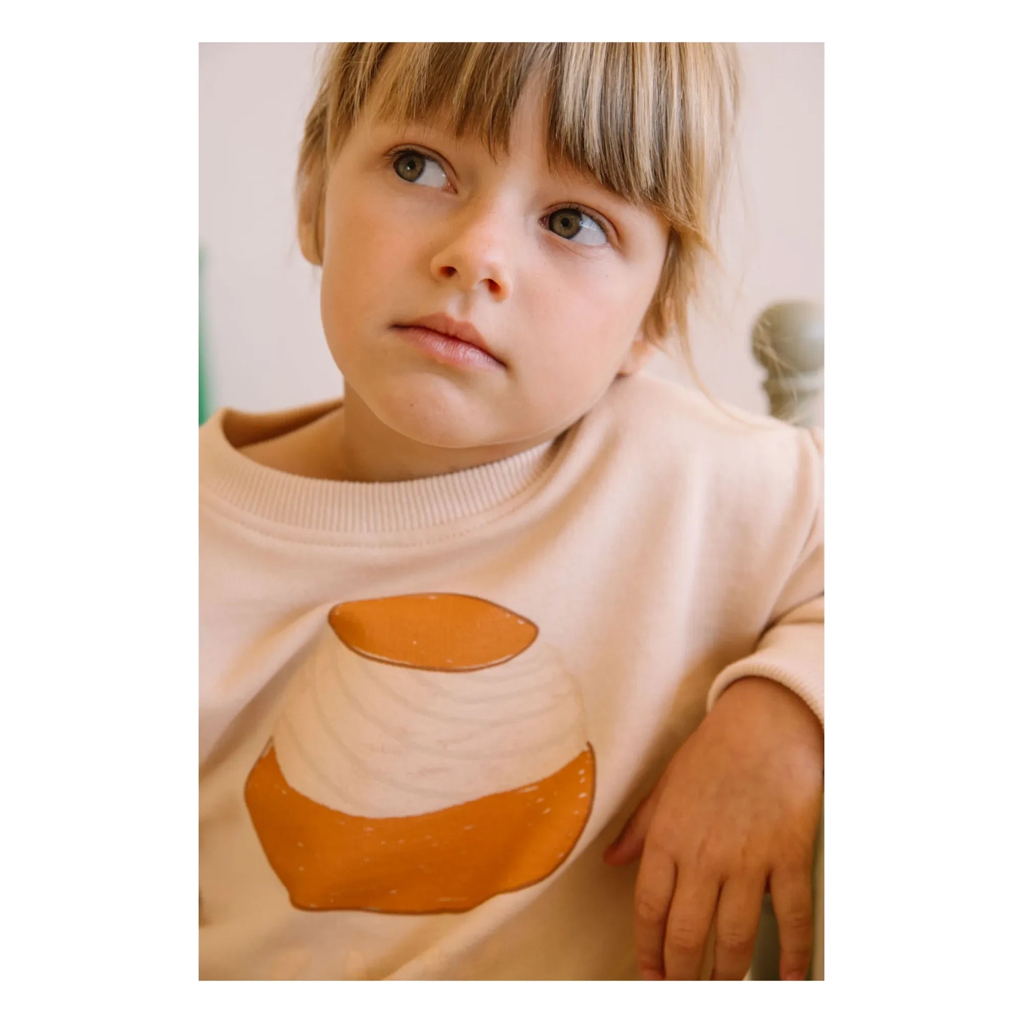 Studio Bohème - Bart Chou organik pamuk sweatshirt | Bej