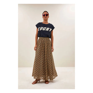 By Bar - Lucky Tobi organik pamuklu T-shirt | Gece mavisi