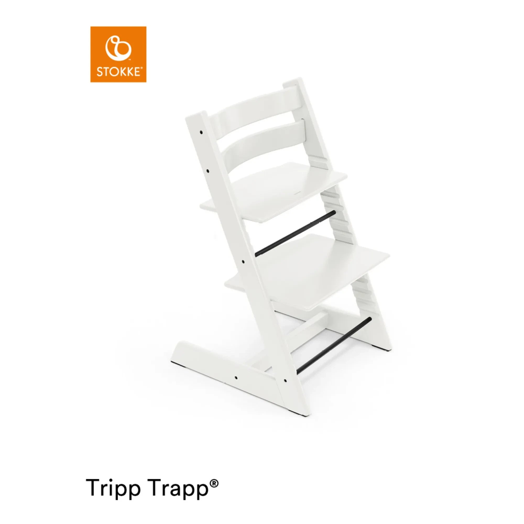 Stokke® - Tripp Trapp® Kayın Ağacı Mama Sandalyesi | Beyaz