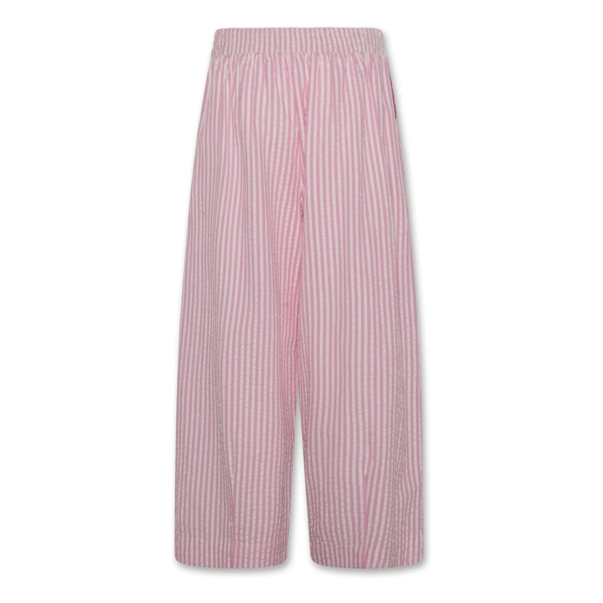AO76 - Asa Çizgili Pantolon | Pembe