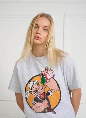 Wild Donkey - Spinach Boxy TS01 Pamuklu Tişört | Gri