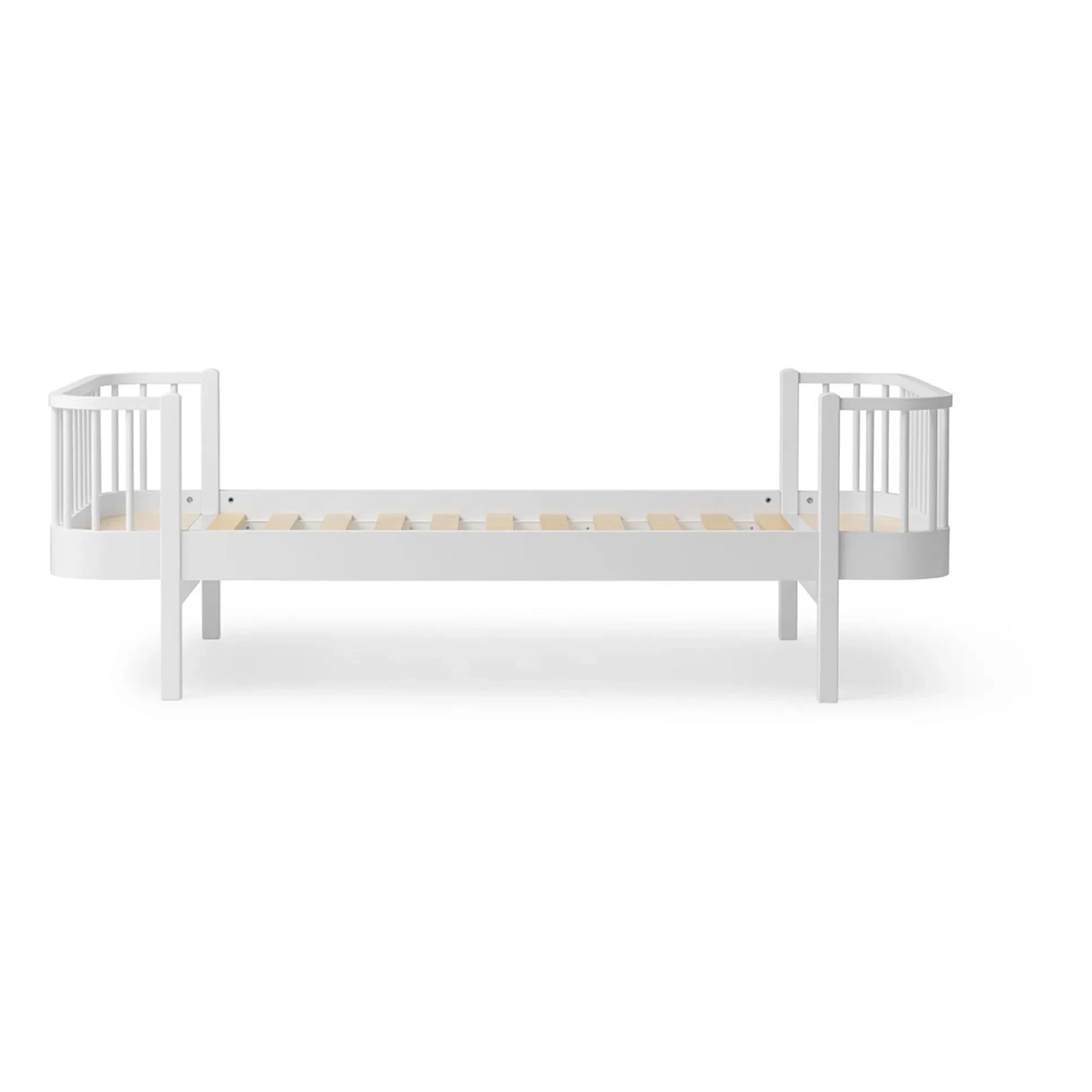 Oliver Furniture - Orijinal Ahşap Junior Karyola Dönüşüm Kiti - 138 cm yüksekliğinde çatı katı yatağa | Beyaz