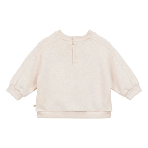 Arsène et Les Pipelettes - Sweat Soleil Organik Pamuk | Heather beige