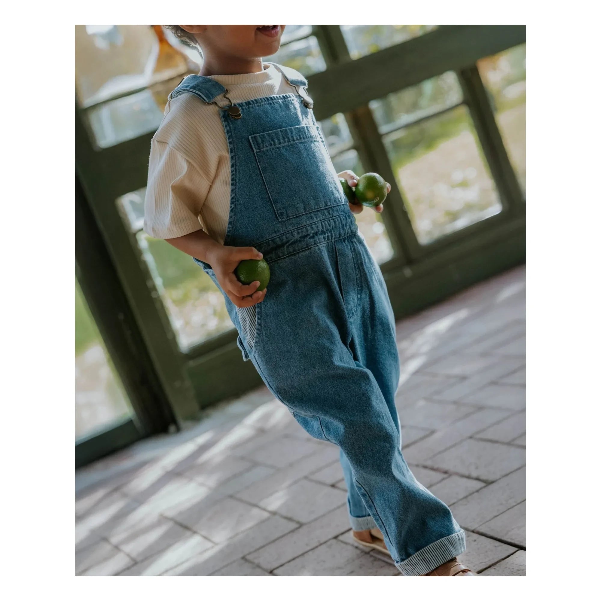 Fliink - Don Denim Salopet | Açık Mavi