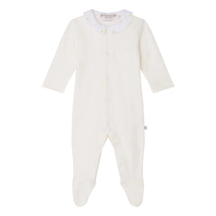 Bonpoint - Tilouan organik pamuklu pijama | Krem