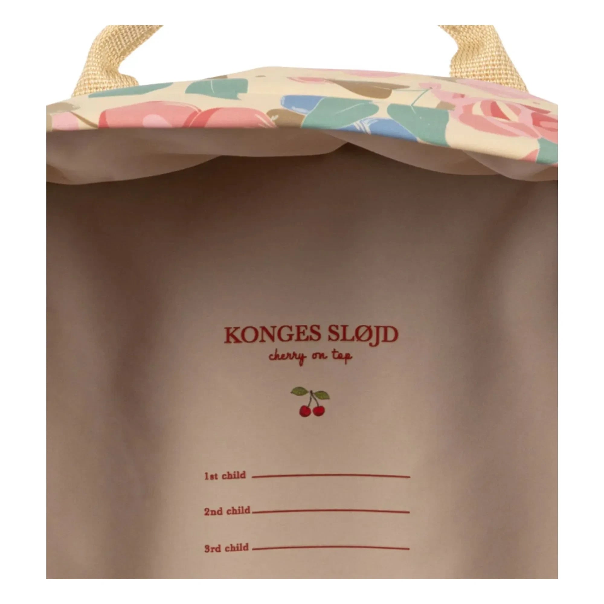 Konges Sløjd - Rainy Fleuri Sırt Çantası | Bej