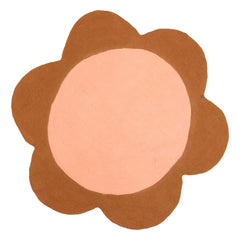 Muskhane - Pembe | Daisy keçe halı