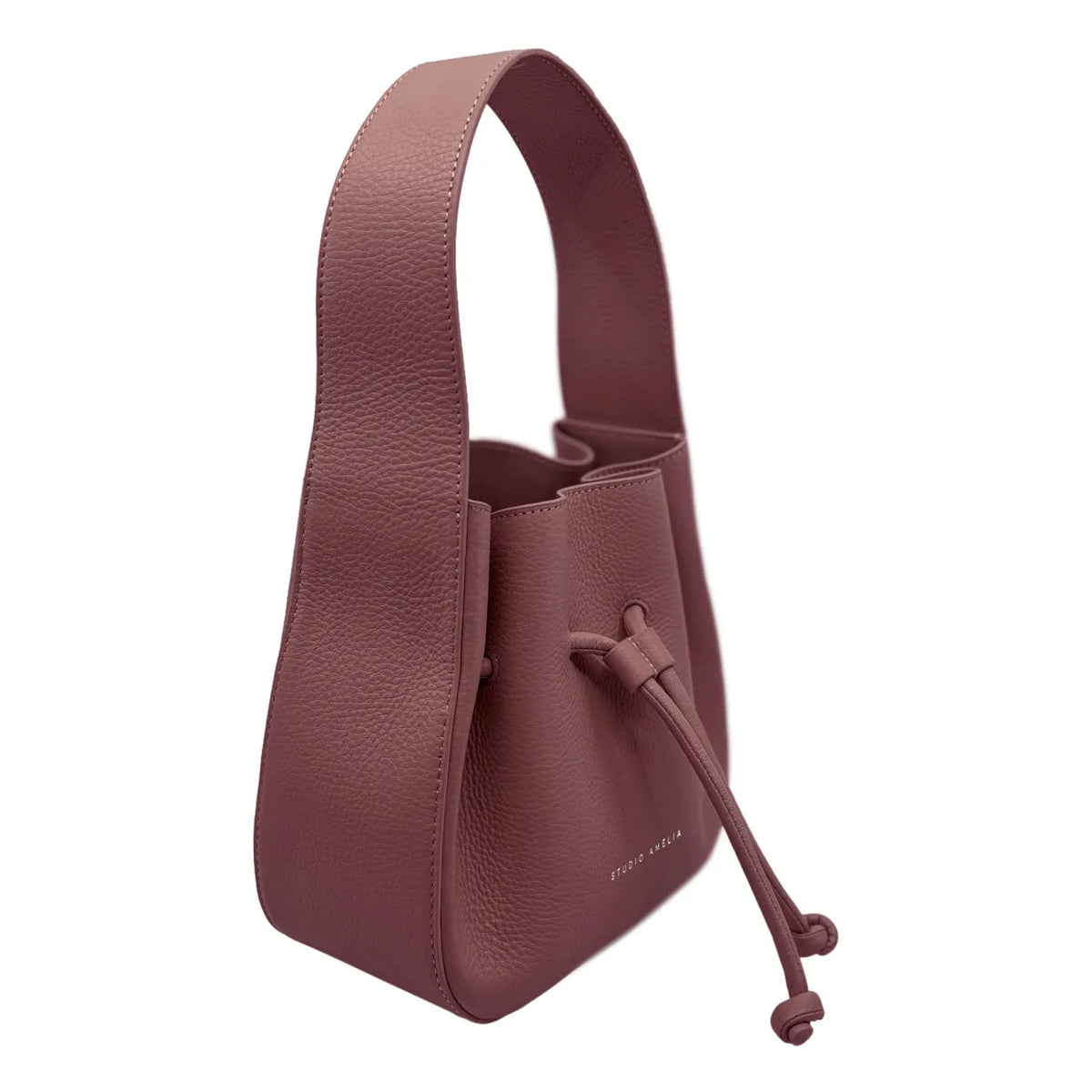 Studio Amélia - Büzgülü Mini çanta | Aubergine