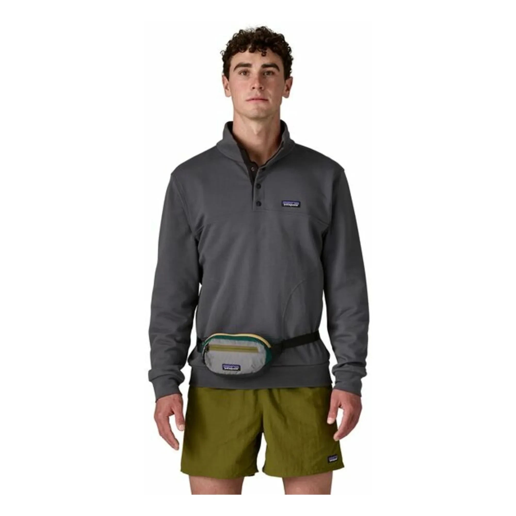 Patagonia - Mini Terravia Geri Dönüştürülmüş Elyaf Muz Çantası | Gri