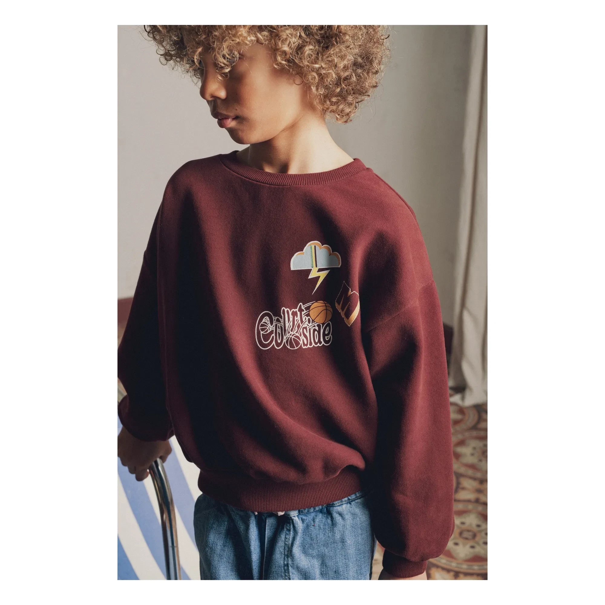 Marlot Paris - Maxime Courtside sweatshirt | Kahverengi