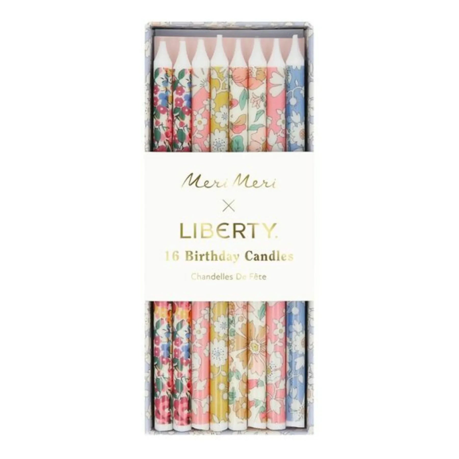 Meri Meri - Doğum günü mumları - Meri Meri x Liberty - 5’li set