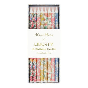 Meri Meri - Doğum günü mumları - Meri Meri x Liberty - 5’li set