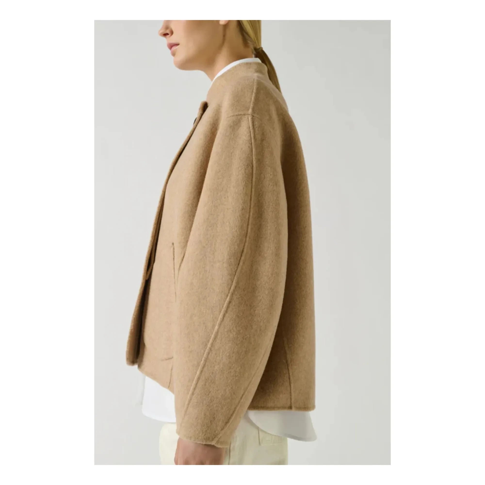 Soeur - Windsor Yünlü Kaban | Heather bej