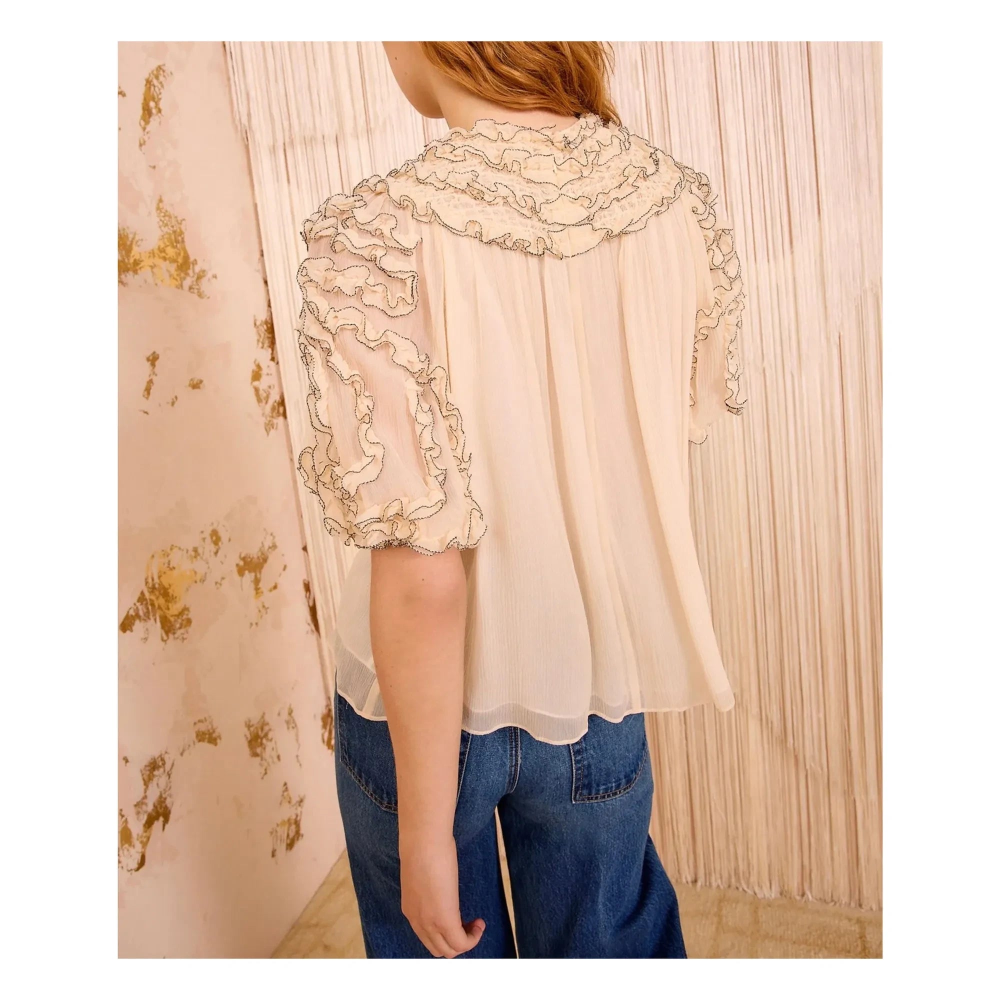 Ulla Johnson - Isolda İpek bluz | Ecru