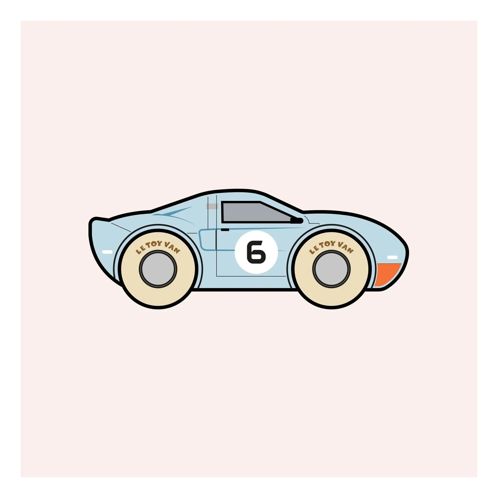 Le Toy Van - Fred's Car | Açık Mavi
