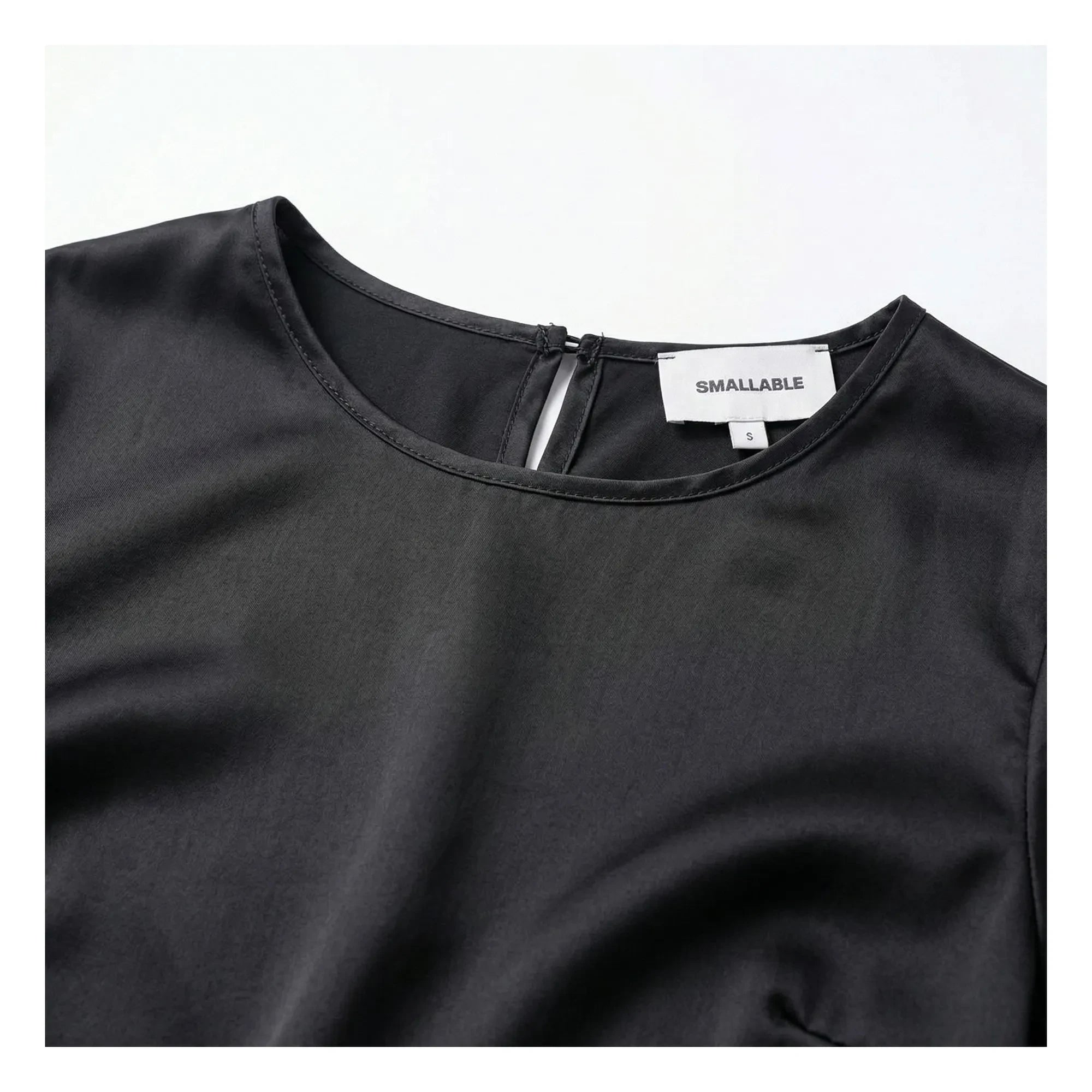 Smallable Woman - Edith T-shirt elbise | Siyah