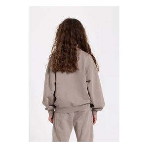 Smallable Kid - Maia organik pamuklu sweatshirt | Gri taupe