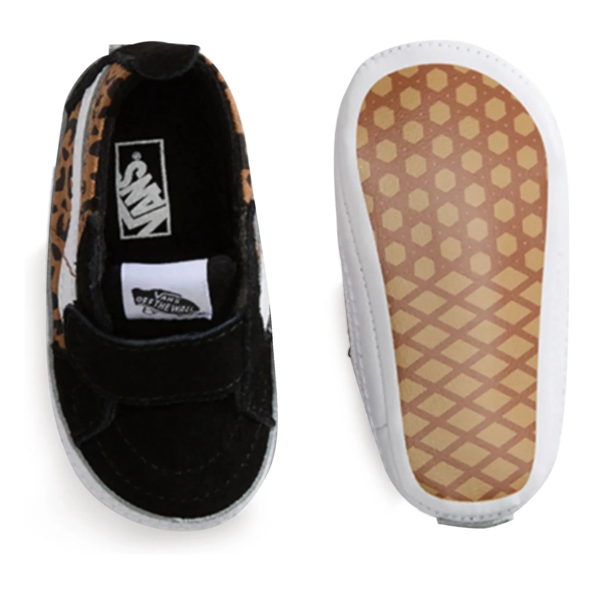 Vans - SK8-Hi Crib Leopar Çizik Sneakers | Kahverengi