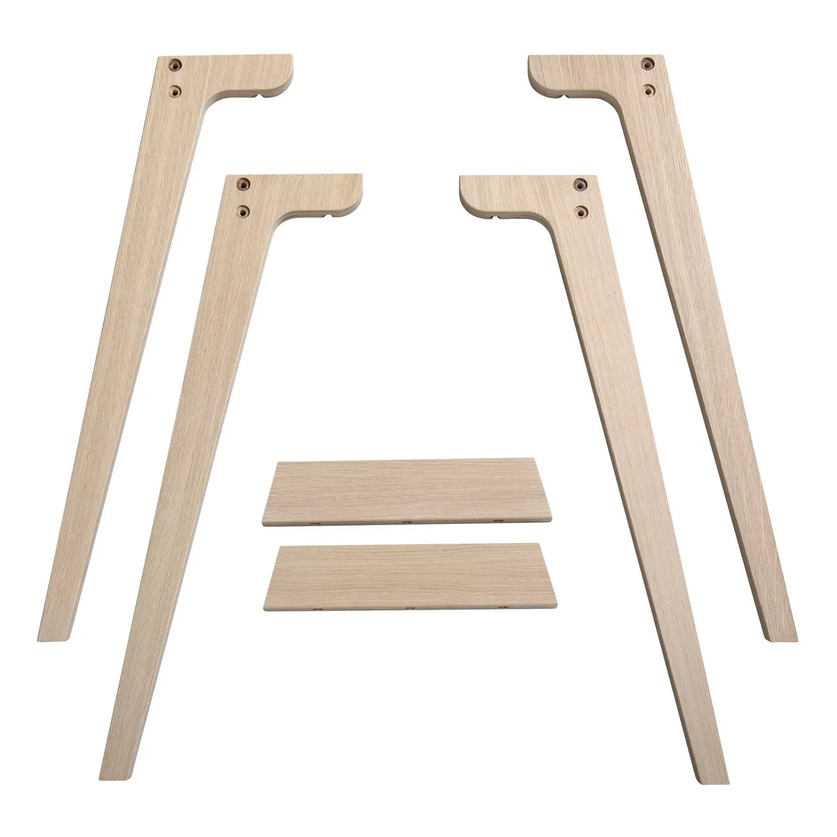 Oliver Furniture - Yüksek Masa İçin Ek Ayaklar, 72,6 cm | Beyaz