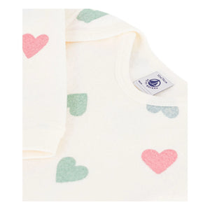 Petit Bateau - Sleep Well Sünger Kalp Pijamalar | Ekru