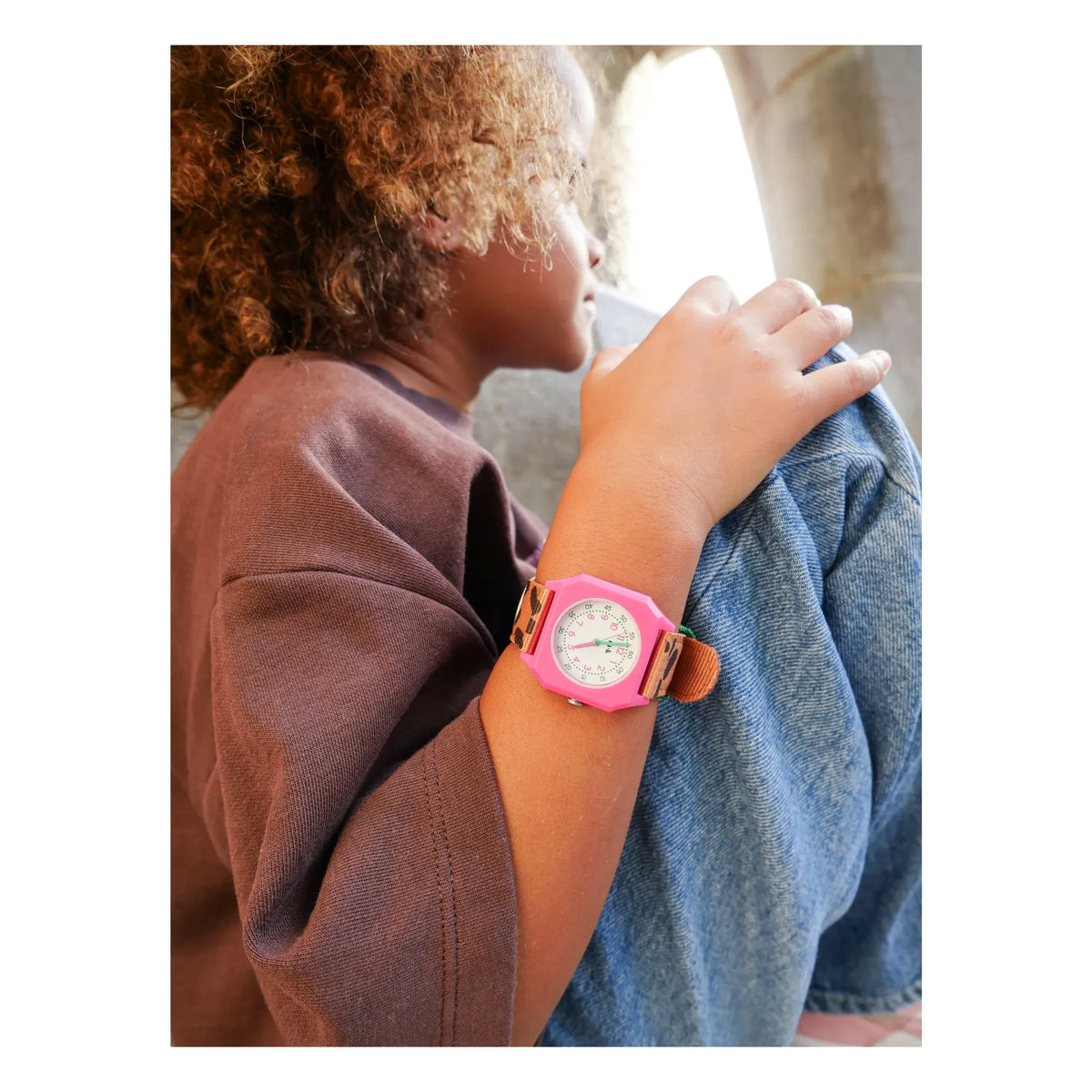 Mini Kyomo - Leopard Watch - Mini Kyomo x Taxi Brousse | Kahverengi