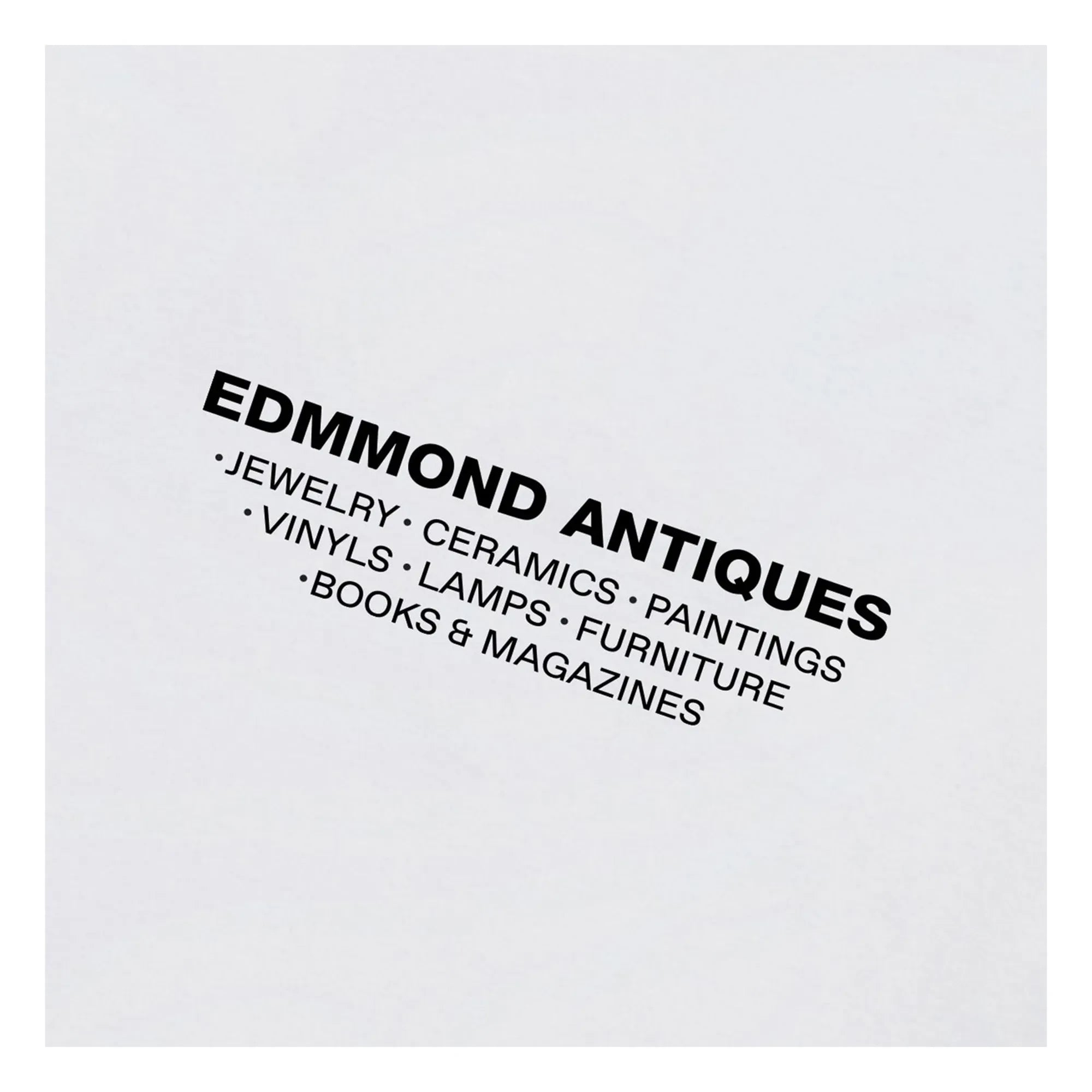 Edmmond Studios - Antika Pamuklu Tişört | Beyaz