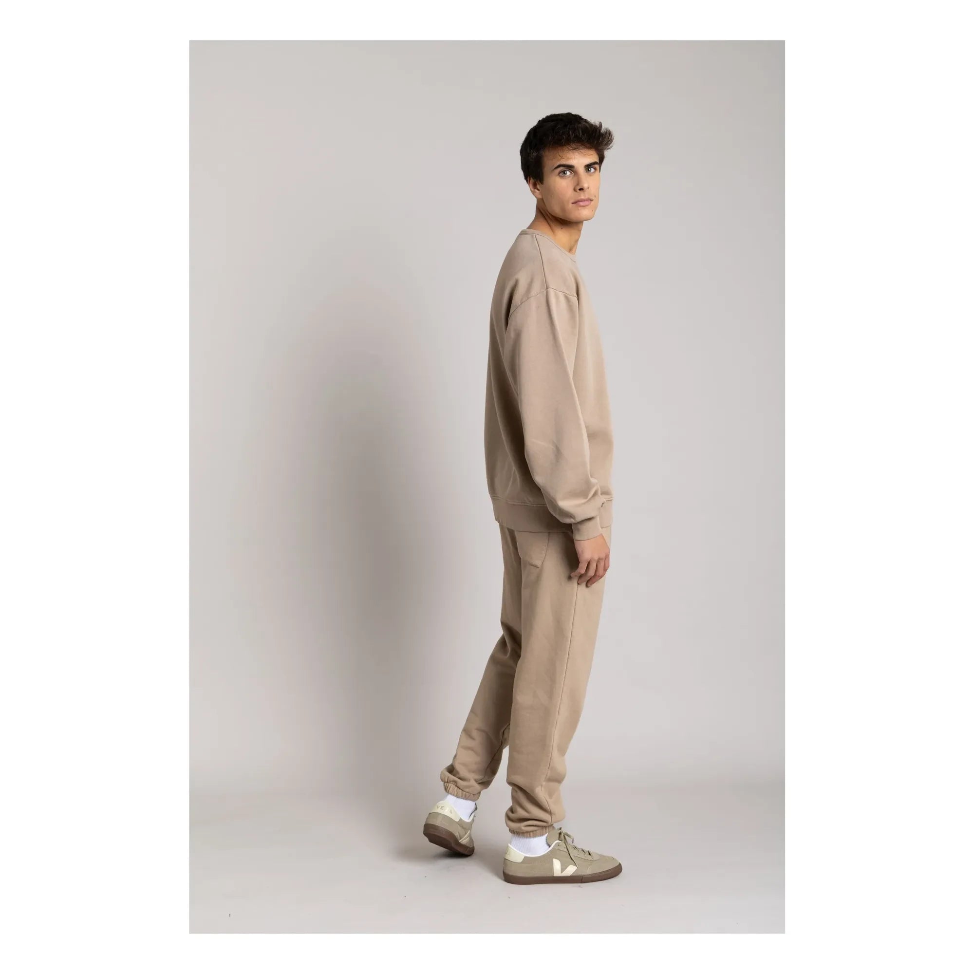 Smallable Man - Jogger Shuffle Organik Pamuk | Koyu kahverengi