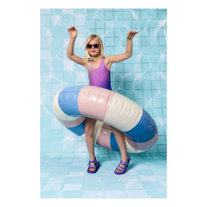 Hundred Pieces - Bay Backswimmer Mayo | Mavi Azure