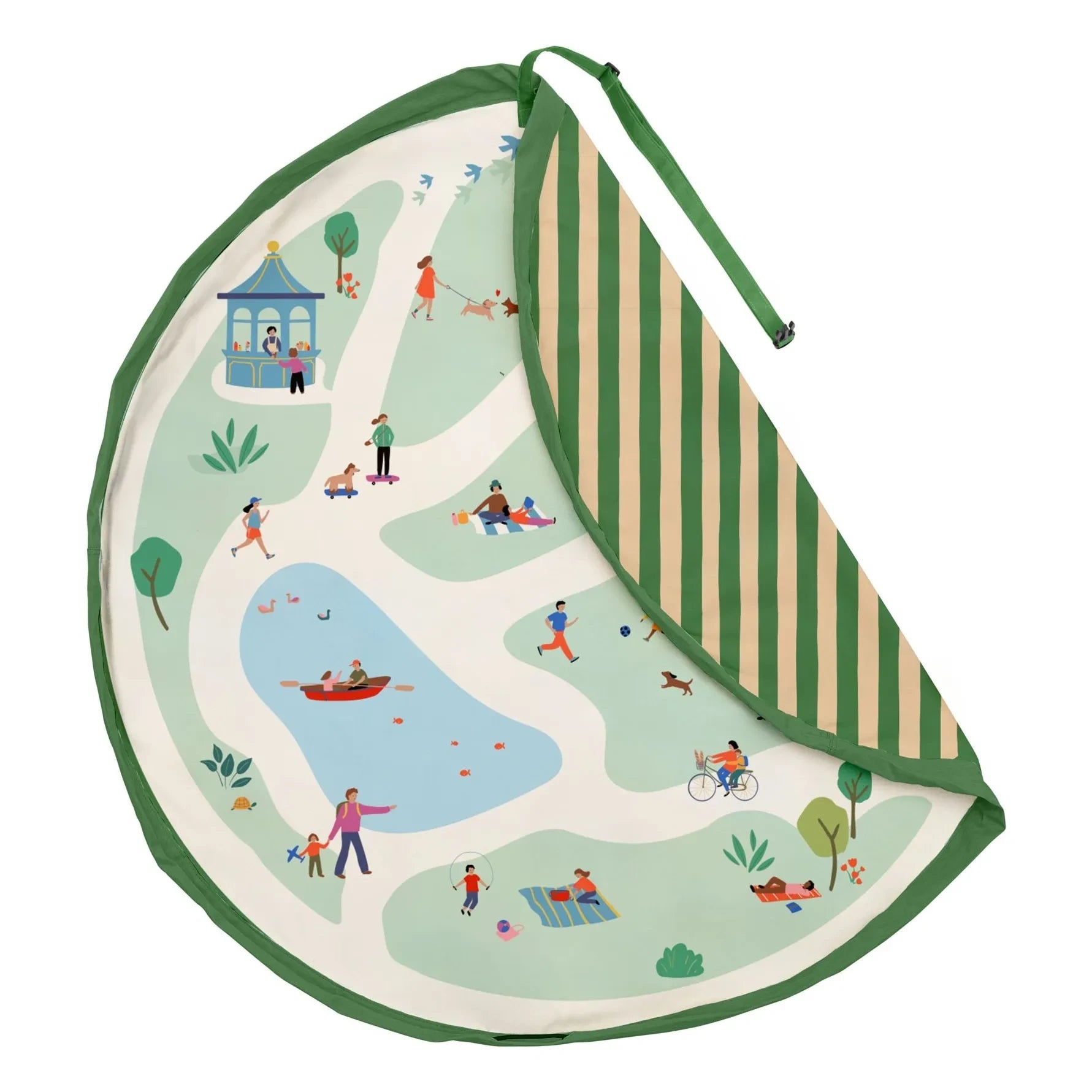 Play and Go - Çanta / Noomad açık hava oyun matı - Park | Yeşil