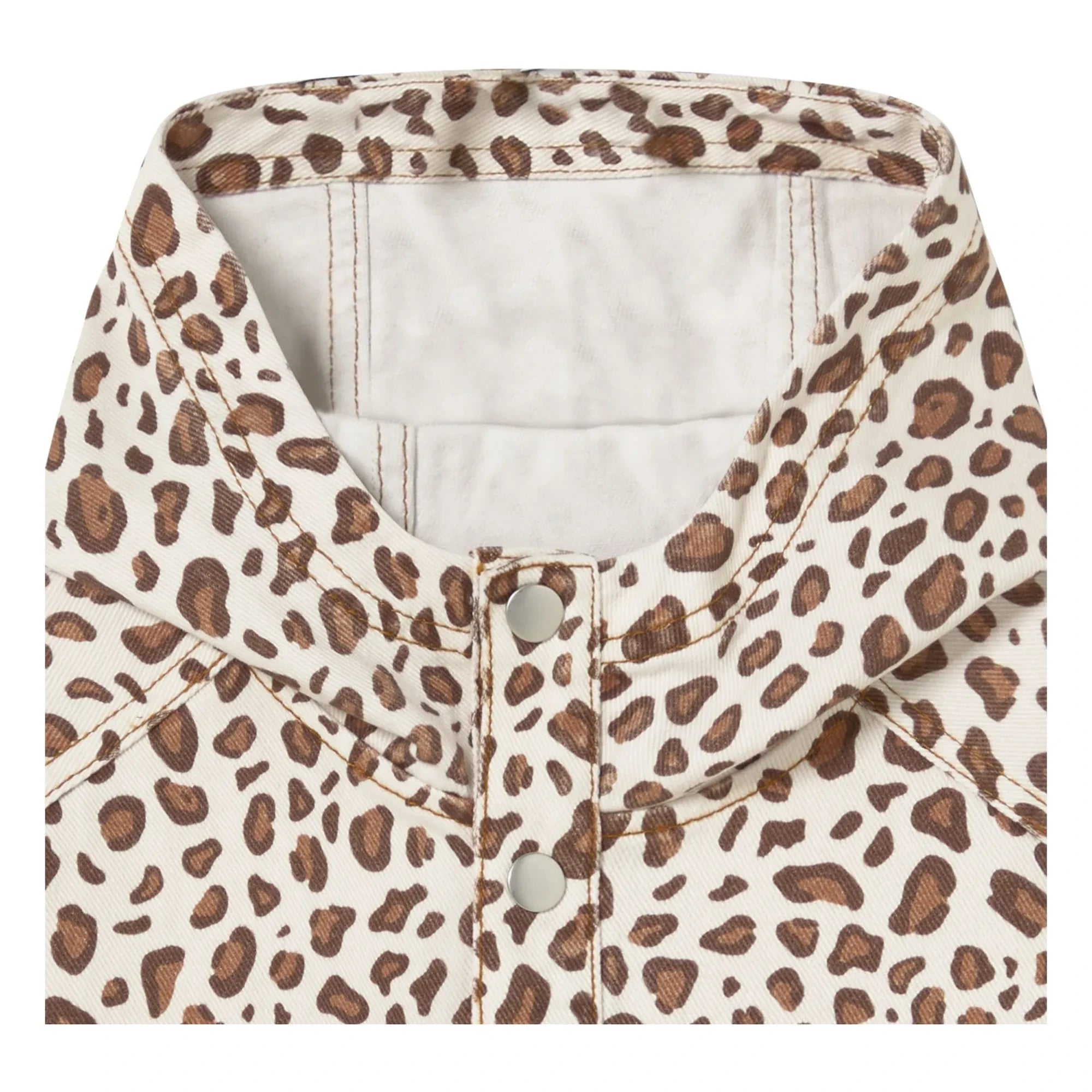 Tinycottons - Leopar Ceket | Beyaz