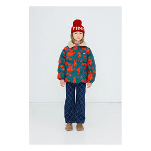 Tinycottons - Roses Kapitone Mont | Mavi