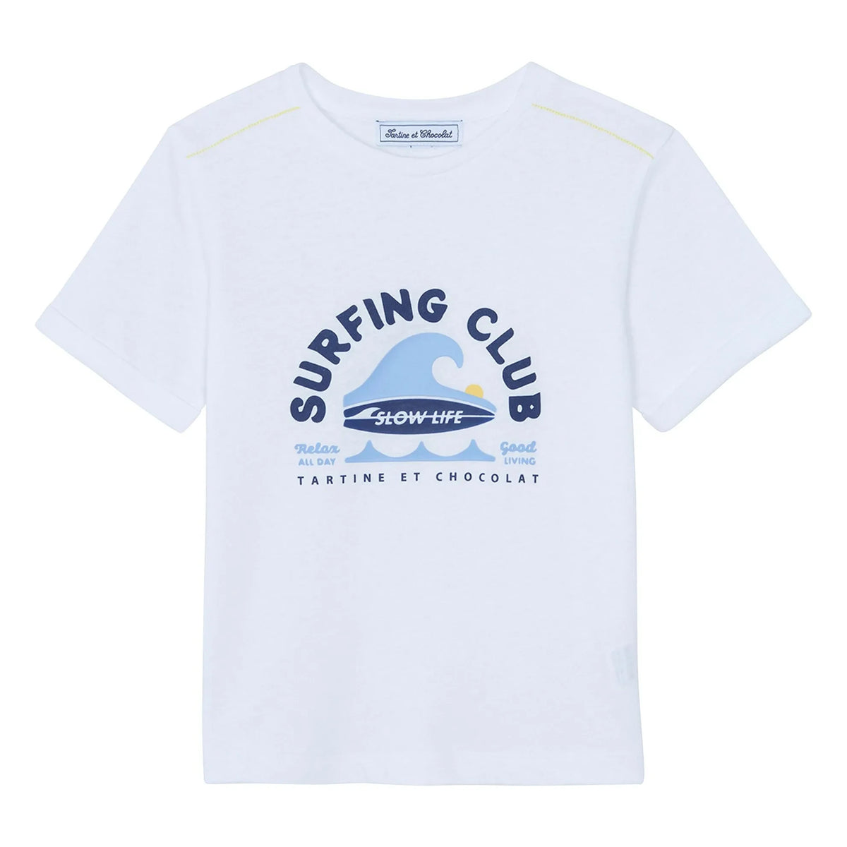 Tartine et Chocolat - Surfing Club T-shirt | Beyaz