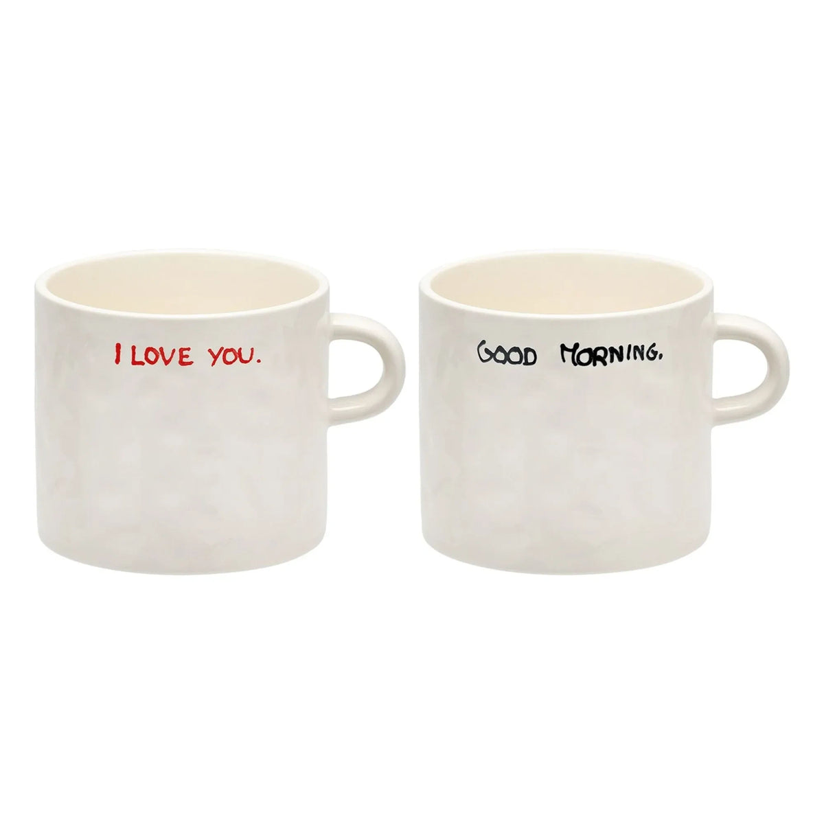 Anna + Nina - Perfect Morning espresso fincanları - 2'li Set | Ecru