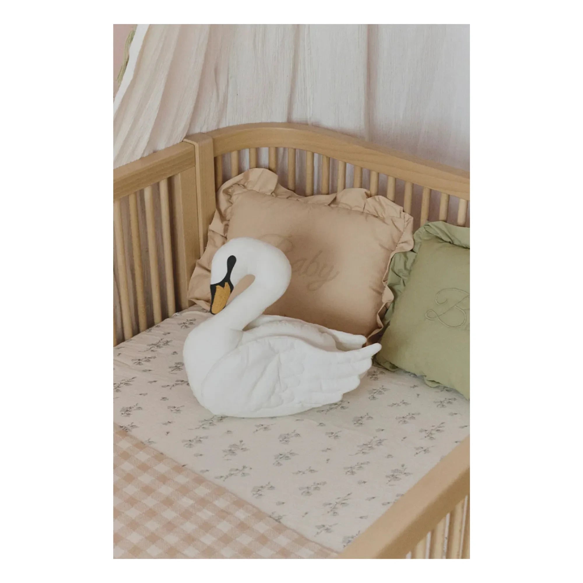 Lorena Canals - Swan yastık | Beyaz