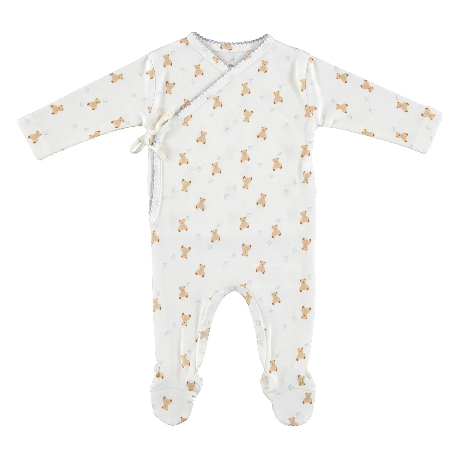 Bebe Organic - Organik Pamuk Teddy Pijama | Mavi