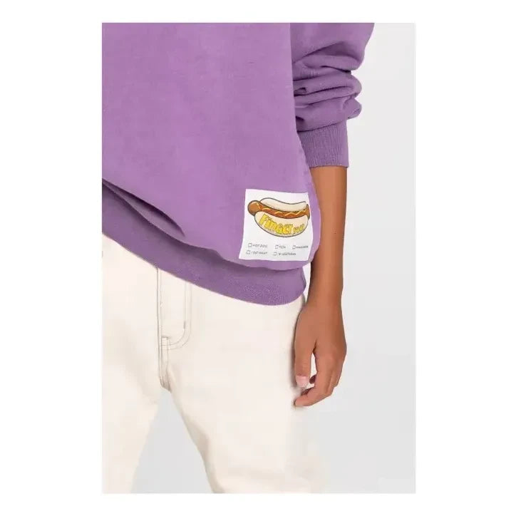 Finger in the nose - Blow organik pamuk sweatshirt | Mauve