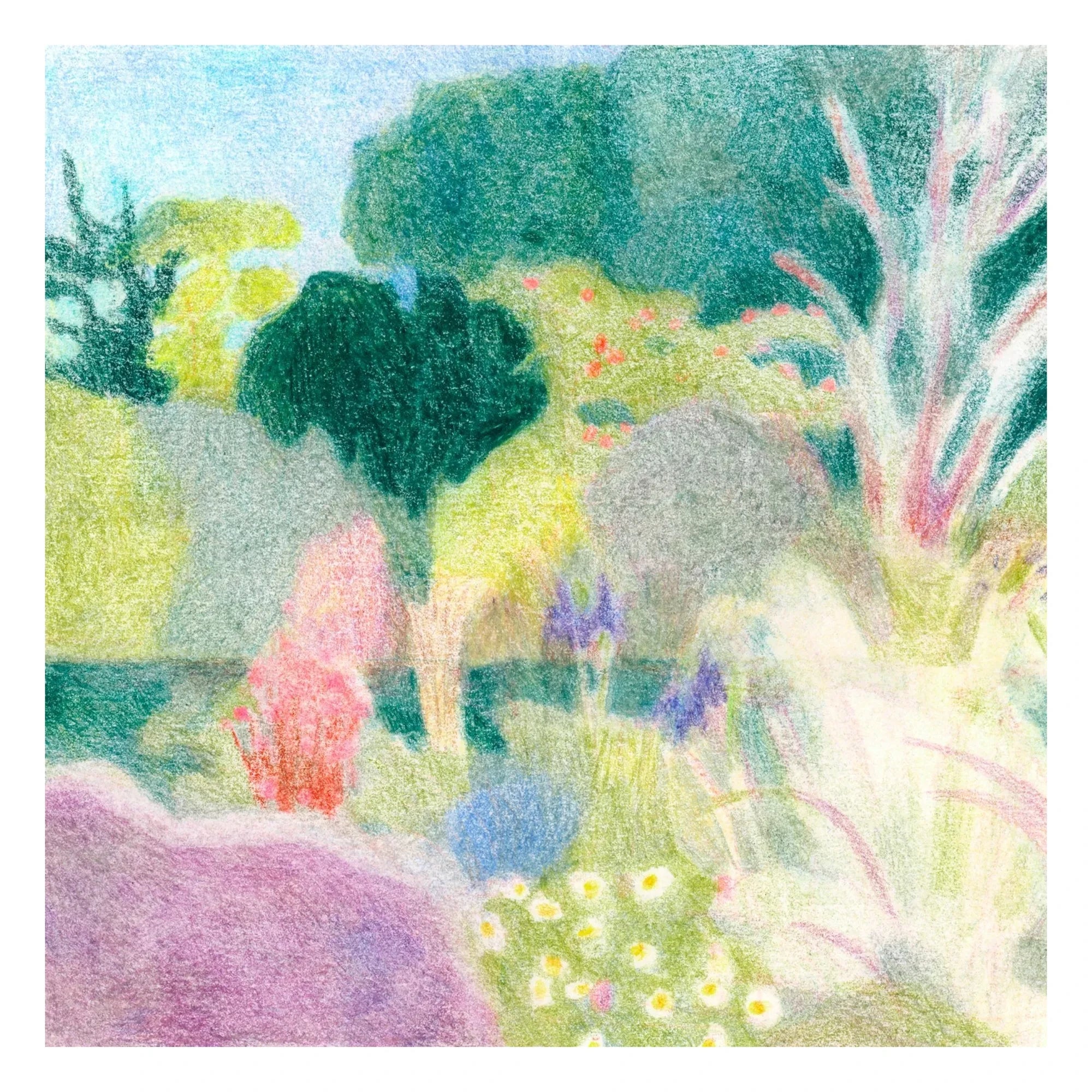 Paper Collective - Un Jardin à Kergoët posteri Line Hachem tarafından