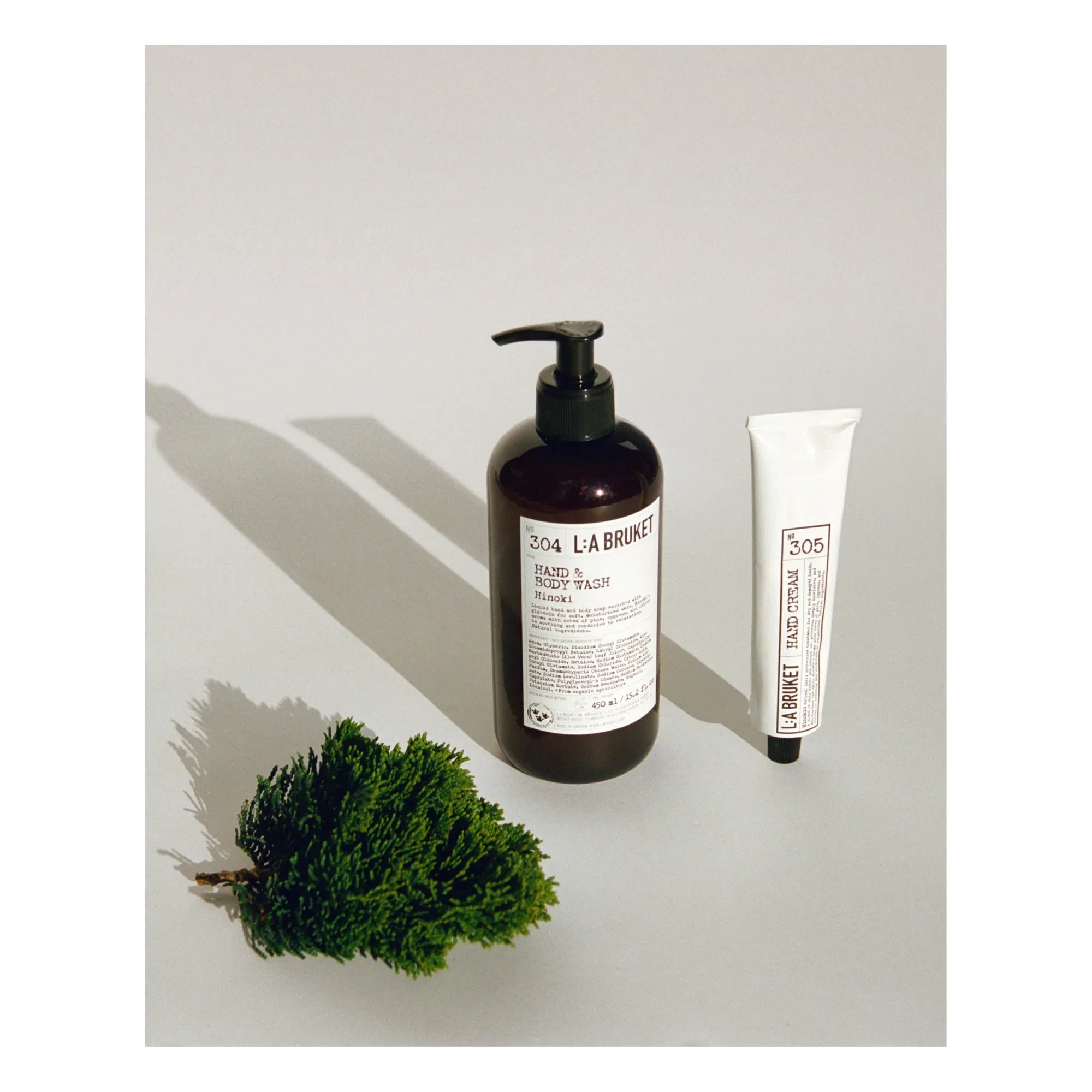 L:A BRUKET - Hinoki 304 El ve Vücut Temizleyici - 450 ml
