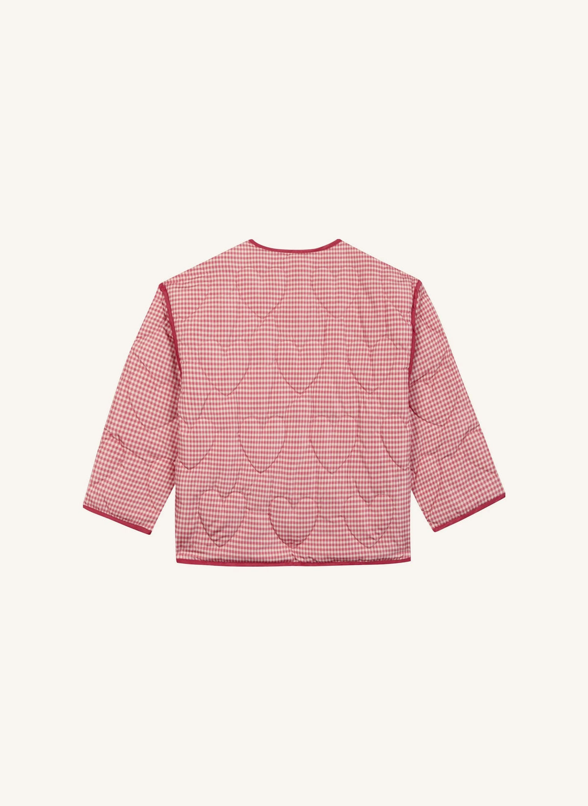 Bonton - Prunette Vichy Ceket | Pembe
