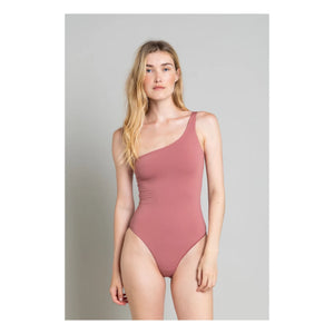 Smallable Woman - Janet Asimetrik Tek Parça Mayo | Plum