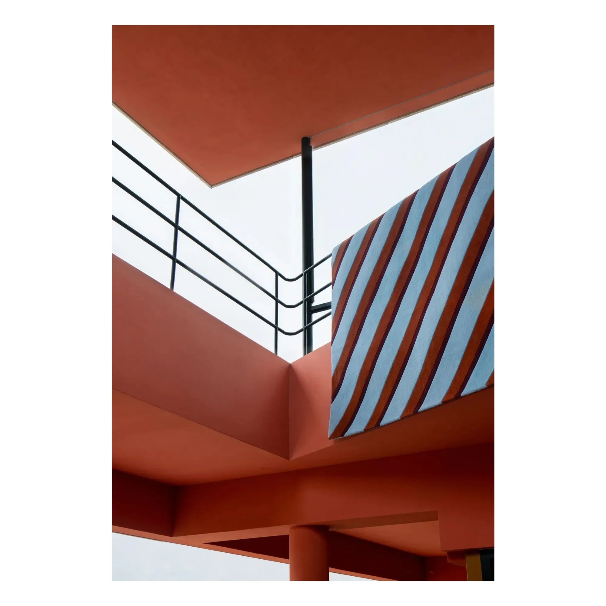Layered - Yün halı Diagonal, Tekla Evelina Severin | Mavi